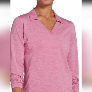 Blouse by Lady Hagen Heathered Pink Size Small